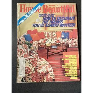 House Beautiful Oct 1975 Decorate Rooms Fabric Inspiration Grow Plants Boutique